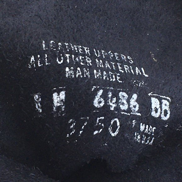 Dingo Western Black Leather Fringe Boots Womens Size 8 - Picture 8 of 9